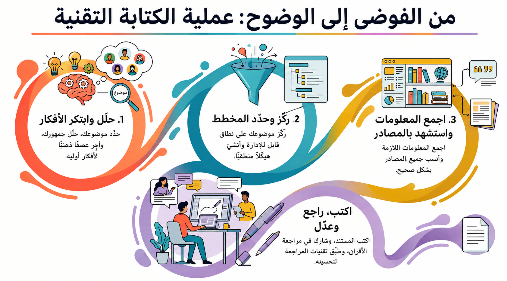 رسم معلوماتي مولَّد بواسطة NotebookLM لهذا الفصل