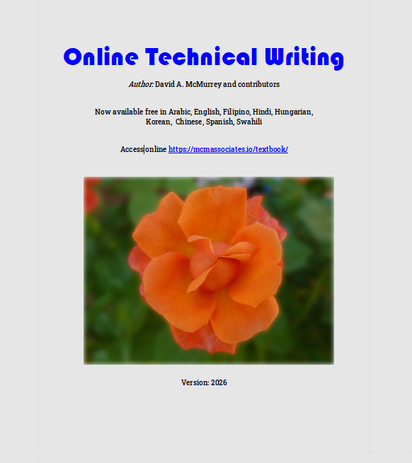 Cover page example