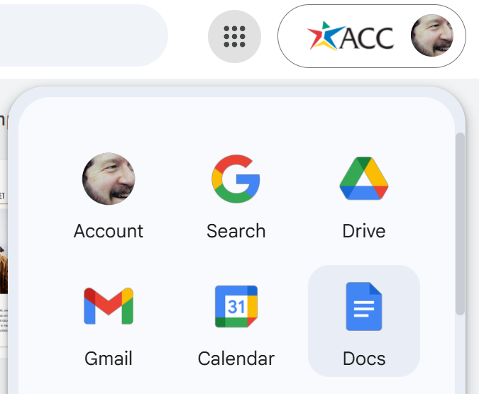 Open Docs from Google Chrome