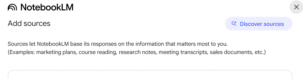 Find new sources